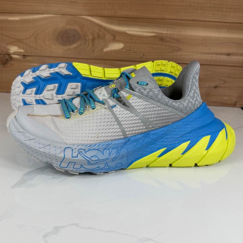 Hoka One 109 TenNine 1109689 Drizzle Lunar Rock Trail Running Shoes Size M8 W9